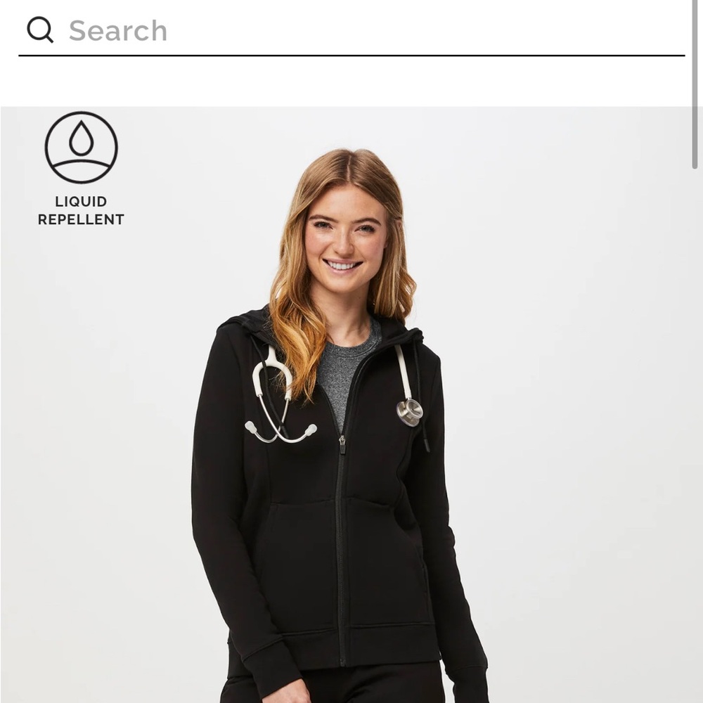 Figs on shift jacket black Women's Hoodie